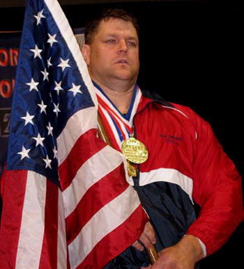 IPF World Champion Brad Gillingham, credit Iron Mind