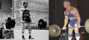 Ernie Frantz (right) was pulled into the 600s and 700s into his 70s. Photo Credits: chicagopowerlifting.com sweatpit.com