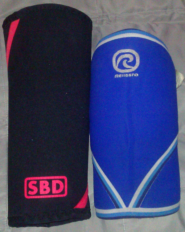 As you can see, I own SBD (left) and Rehband knee sleeves (right). SBD's just absolutely blow Rehbands out of the water in terms of lifting performance.