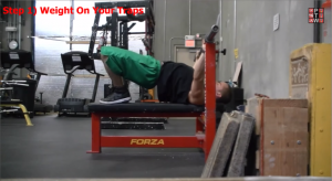 Bench Press Arch Technique Step 1